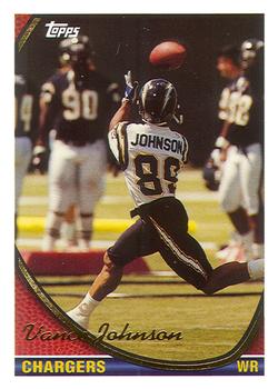 Vance Johnson San Diego Chargers 1994 Topps NFL #341